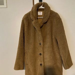 Brand new plush Old Navy coat.